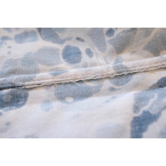 Comme des Garçons - 1990s Cotton 墨流し (suminagashi) Print Shirt - Picture 8 of 10